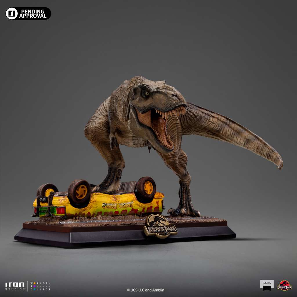IRON STUDIOS - Jurassic park icons t-rex attack