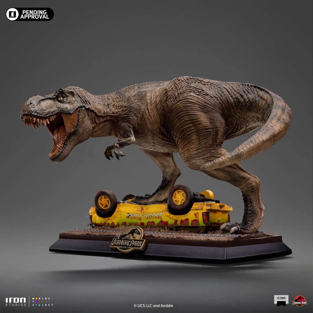 IRON STUDIOS - Jurassic park icons t-rex attack