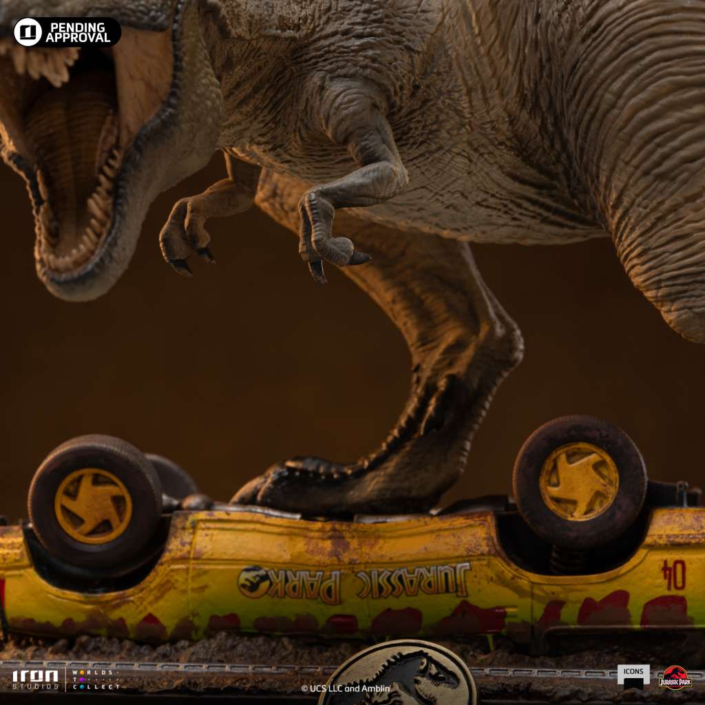 IRON STUDIOS - Jurassic park icons t-rex attack