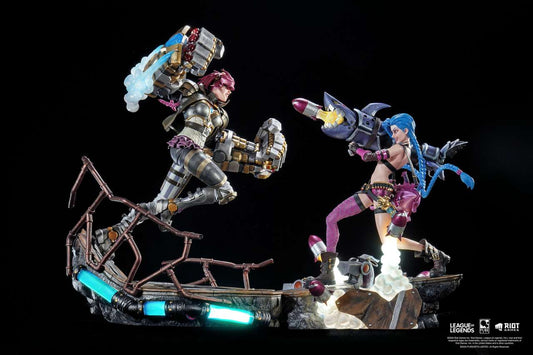 PURE ARTS - League of legends jinx +vi bundle statue