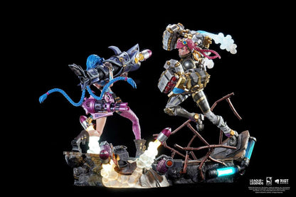 PURE ARTS - League of legends jinx +vi bundle statue