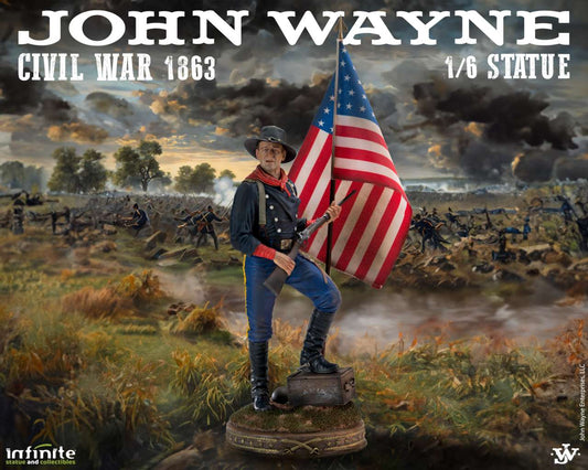 INFINITE STATUE - John Wayne Civil War 1863 1:6 Statue