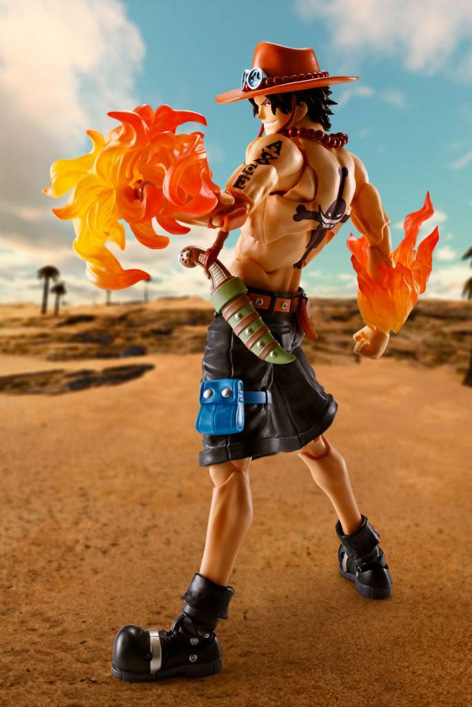 BANDAI TAMASHII - One piece portgas.d.ace fire fist shf