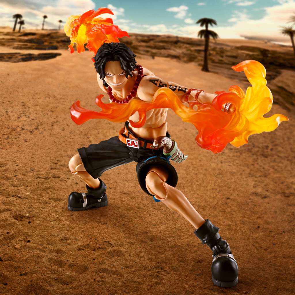 BANDAI TAMASHII - One piece portgas.d.ace fire fist shf