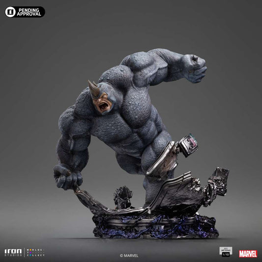 IRON STUDIOS - Spider-man vs villains rhino statue 1/10