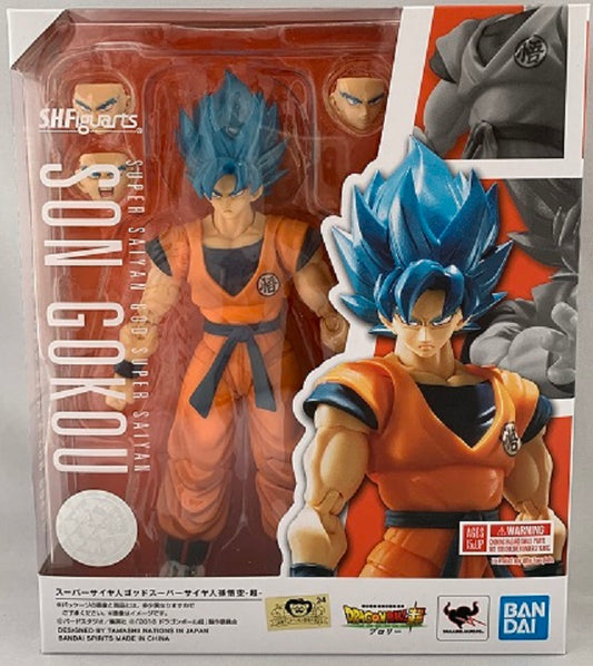 BANDAI - Dragon Ball - Super Saiyan God Son Gokou S.H. Figuarts Action Figure