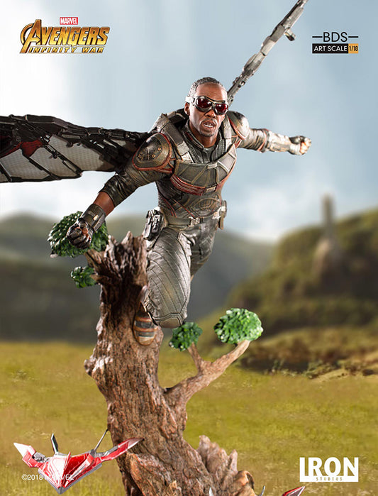 IRON STUDIO - Marvel - Avengers Infinity War - Falcon Battle Diorama Set 1:10