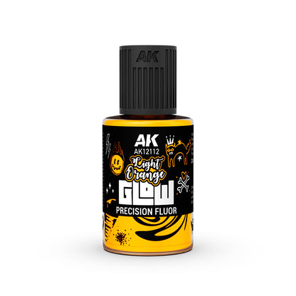 AK -  INTERACTIVE AK12112 LIGHT ORANGE GLOW PRECISION FLUOR 30ml