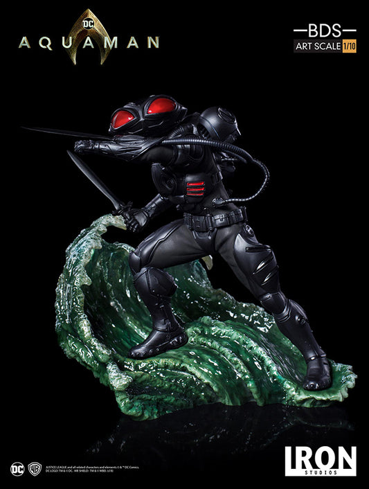 IRON STUDIO - Dc Comics - Aquaman Black Manta BDS Statue 1:10