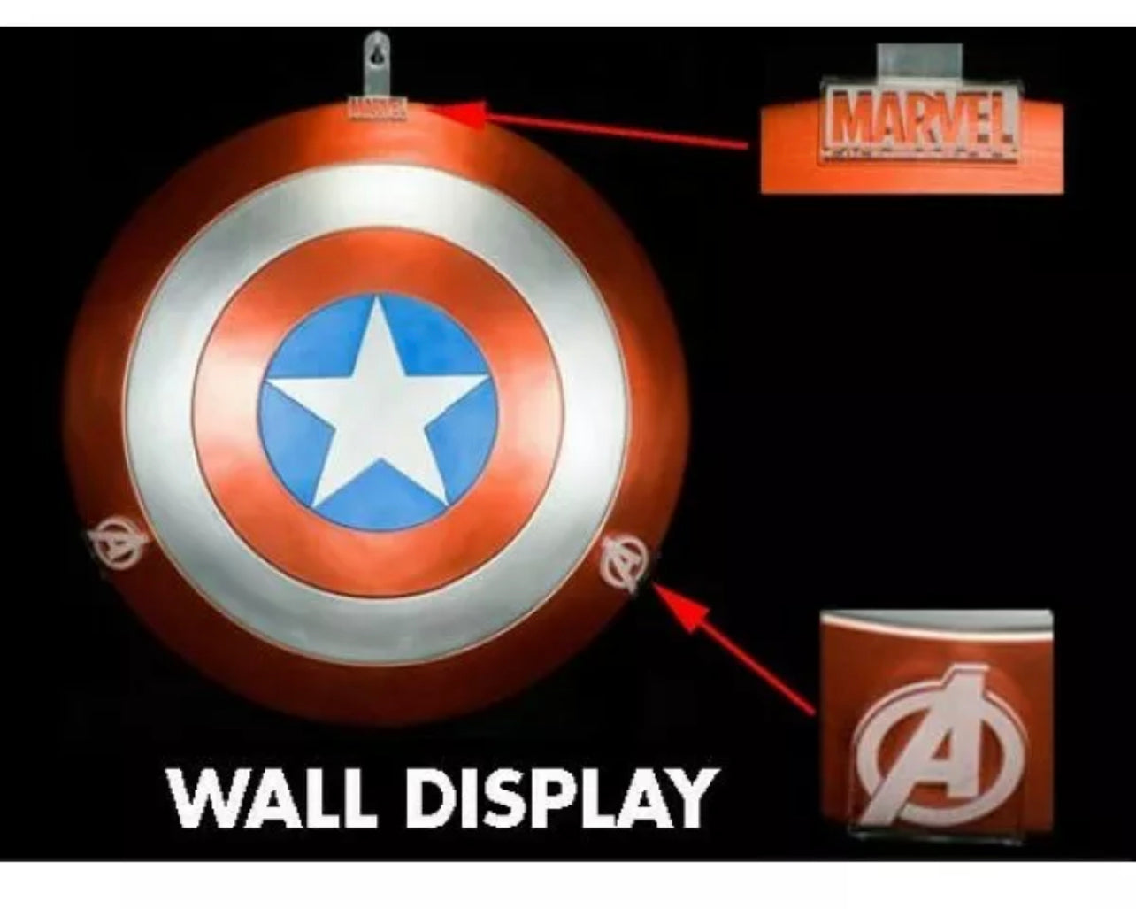 EFX COLLECTIBLES - Marvel - Captain America Avengers Movie Shield 1:1 Prop Replica