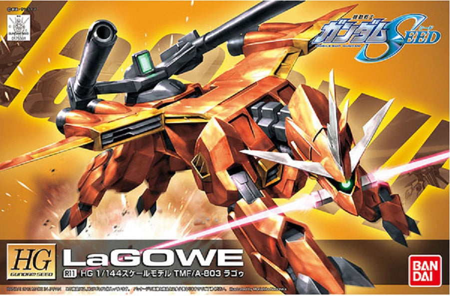 BANDAI MODEL KIT- GUNPLA - HG SEED LaGOWE R11 1/144