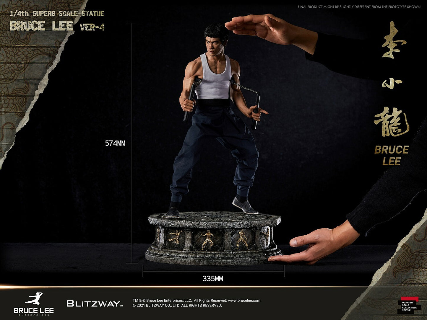 BLITZWAY - Bruce LeeTribute 1:4 Scale Statue