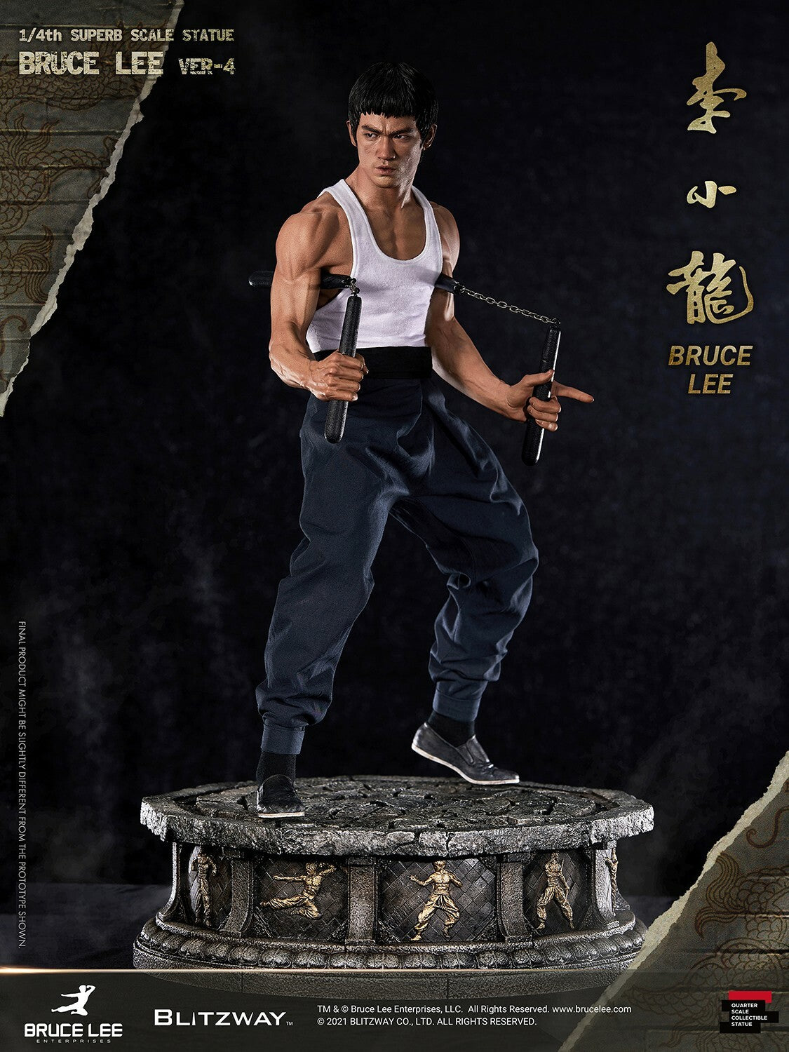 BLITZWAY - Bruce LeeTribute 1:4 Scale Statue