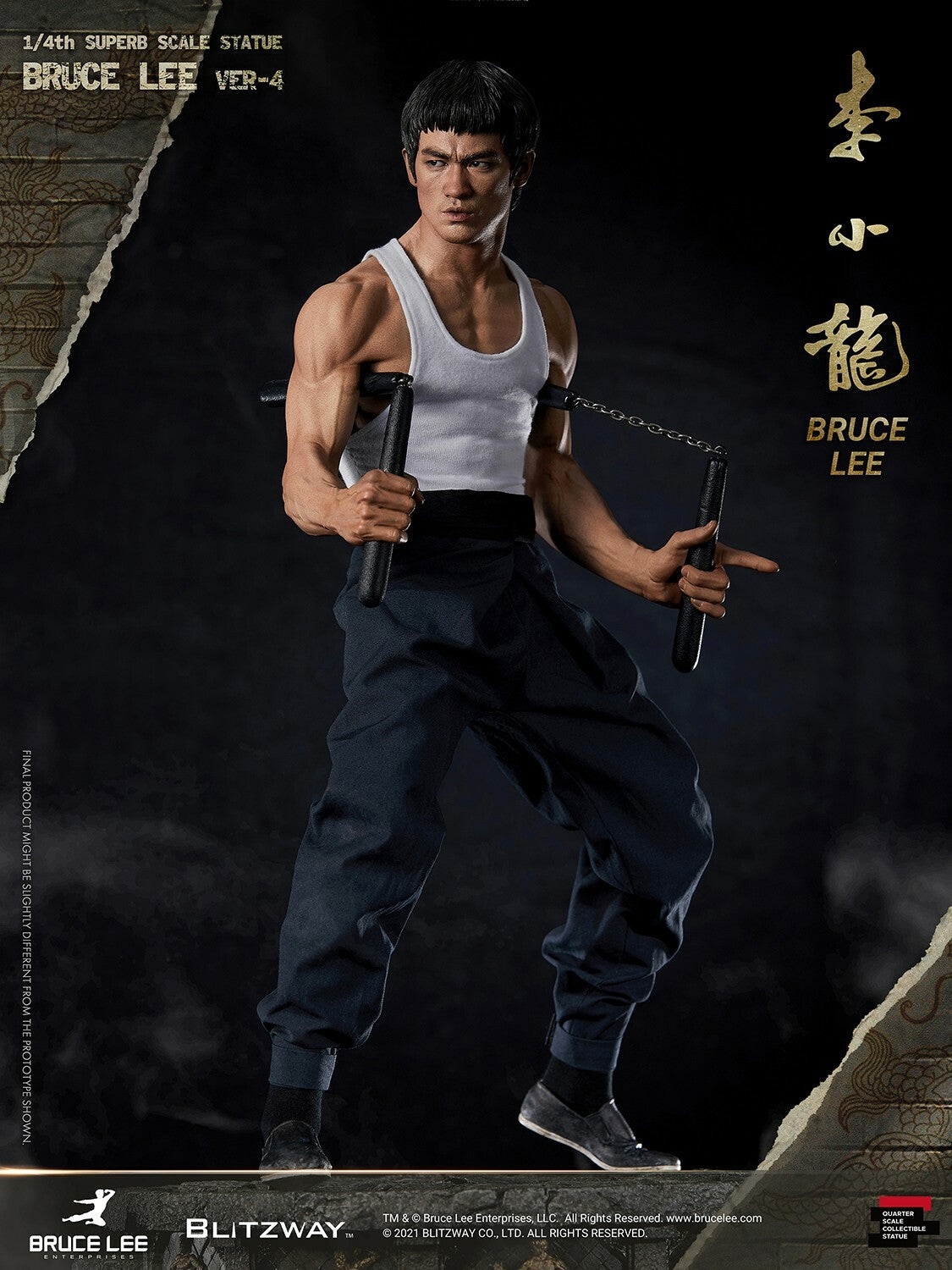 BLITZWAY - Bruce LeeTribute 1:4 Scale Statue