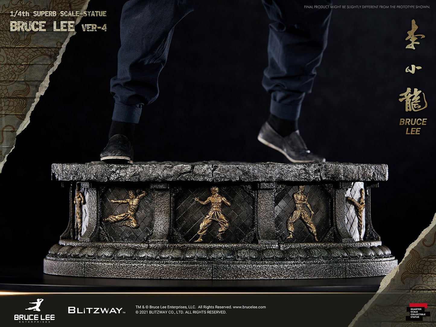 BLITZWAY - Bruce LeeTribute 1:4 Scale Statue