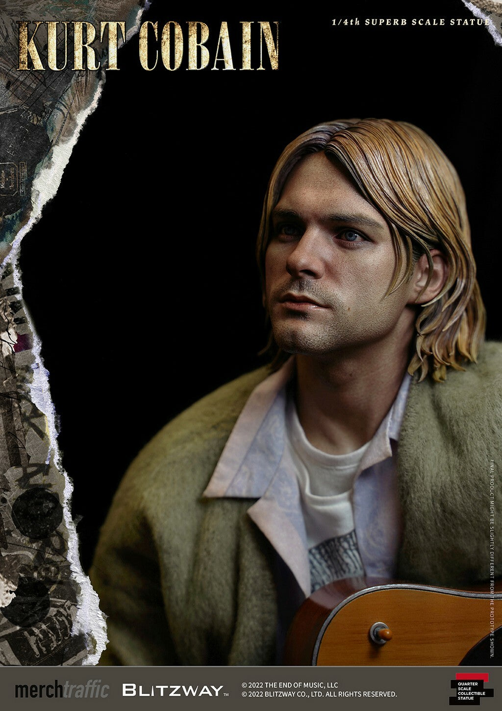 BLITZWAY - Kurt Cobain 1:4 Scale Statue