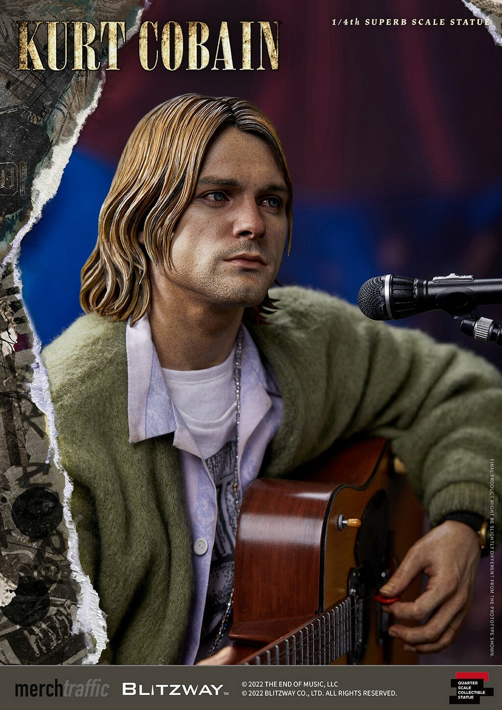 BLITZWAY - Kurt Cobain 1:4 Scale Statue