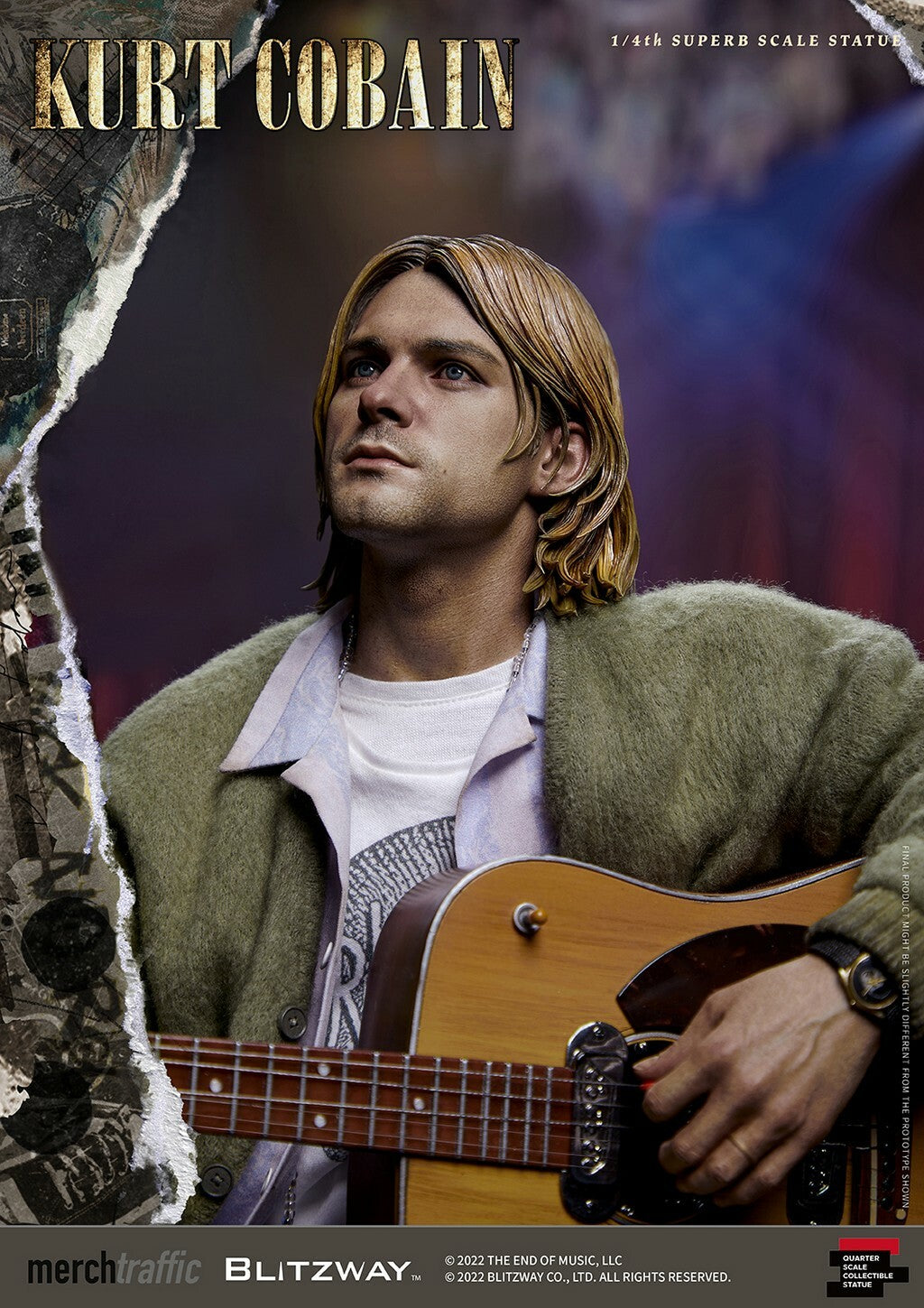 BLITZWAY - Kurt Cobain 1:4 Scale Statue