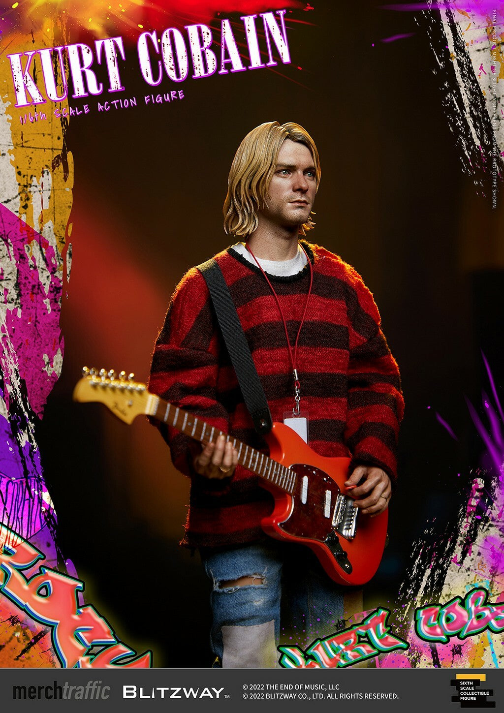 BLITZWAY - Kurt Cobain 1:6 Scale Figure