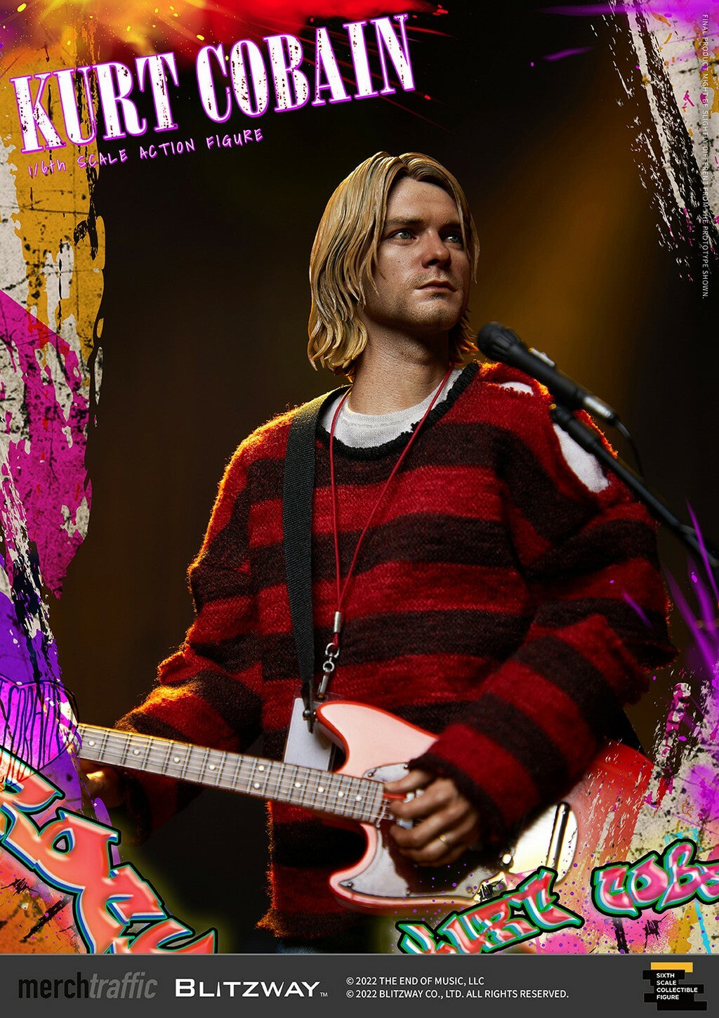 BLITZWAY - Kurt Cobain 1:6 Scale Figure