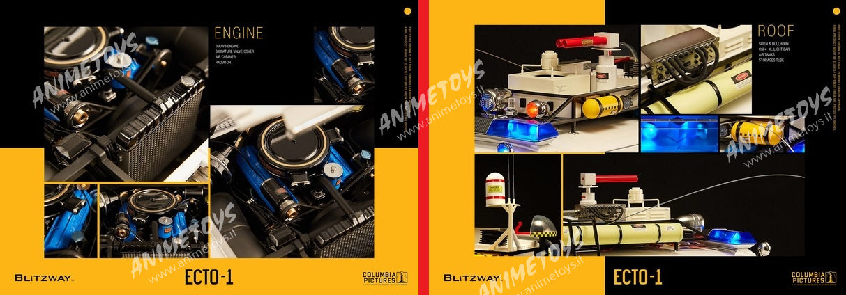 BLITZWAY - Ghostbusters - Ecto-1 - Premium Ultimated Masterpiece Series 1:6 Scale