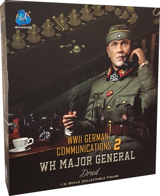 DID/3R - WWII German Communications 2 WH Major General Drud 1:6 Action Doll