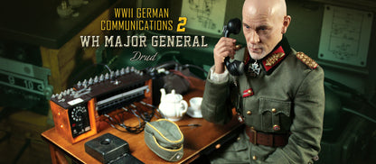 DID/3R - WWII German Communications 2 WH Major General Drud 1:6 Action Doll