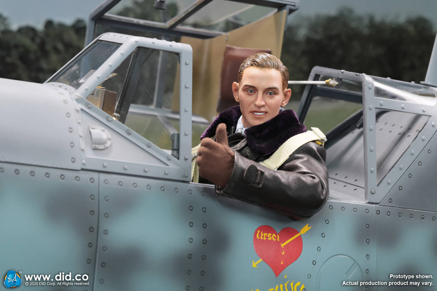DID -  1/6 WWII German Luftwaffe Ace Pilot  Erich Hartmann D80190