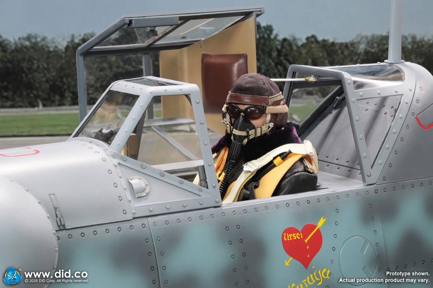 DID -  1/6 WWII German Luftwaffe Ace Pilot  Erich Hartmann D80190