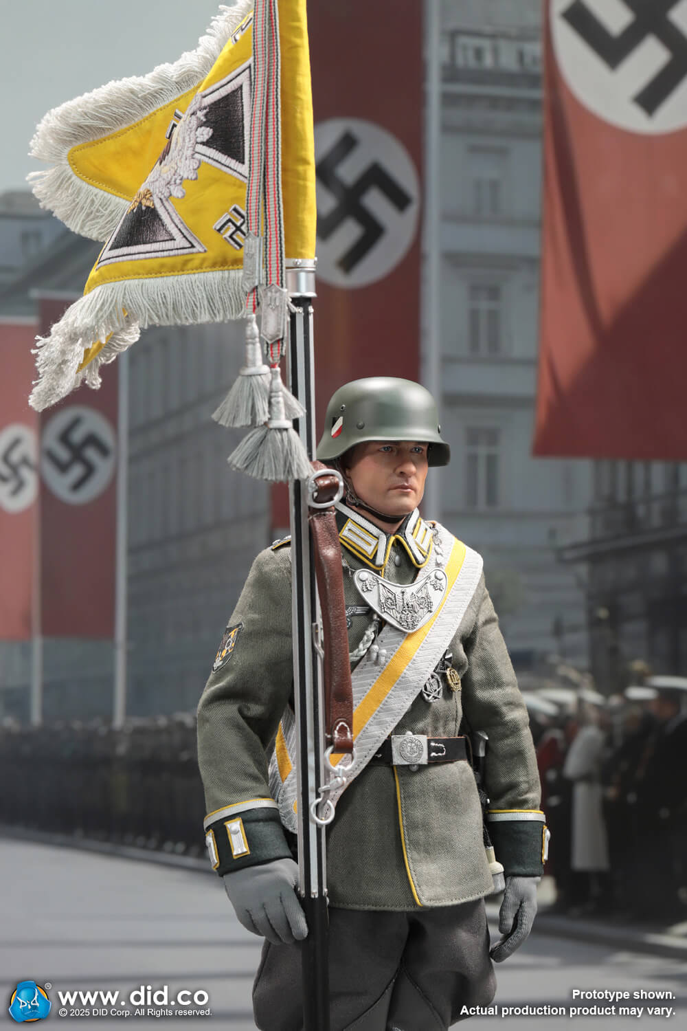 DID/3R - 1/6 WWII German Cavalry Standard-Bearer – Anselm D80193