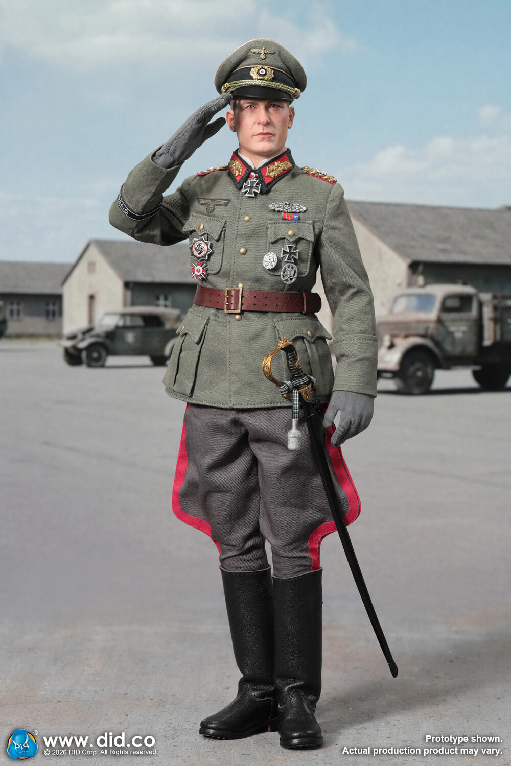 DID / 3R - D80194  WWII German Wehrmacht Officer  Otto Remer 1/6