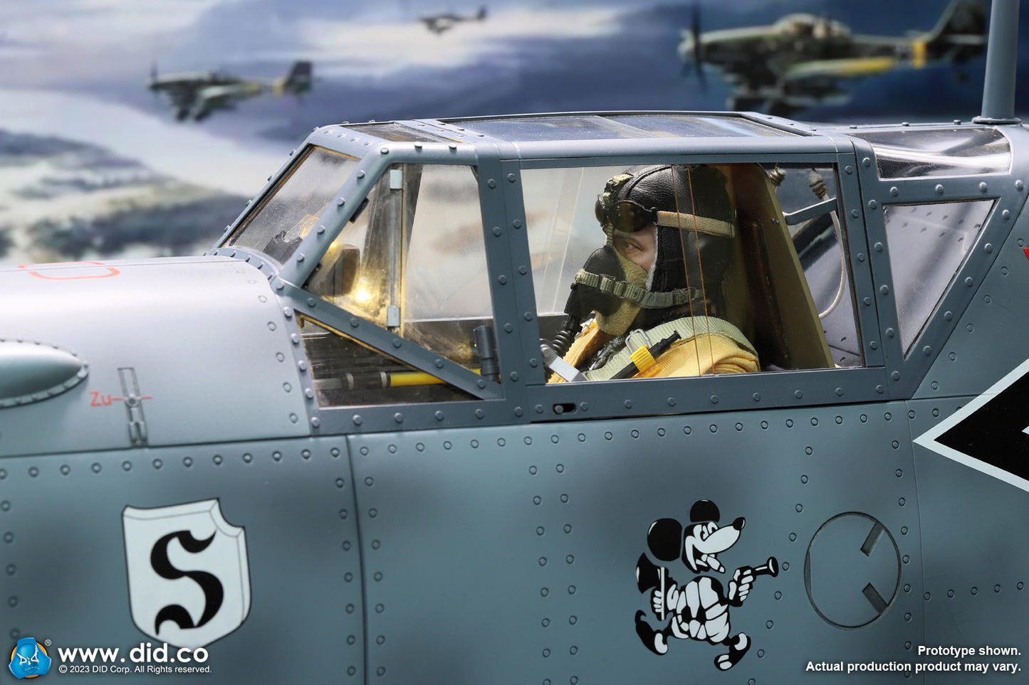 DID CORP - Bf 109 Cockpit (Grey Blue)  1/6