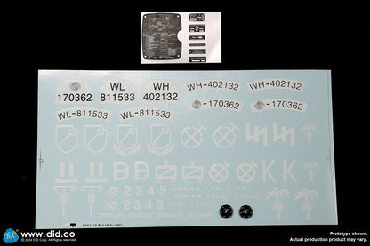 DID/3R -  1/6 WWII German Zündapp KS 750 Motorcycle with Sidecar Grey Version