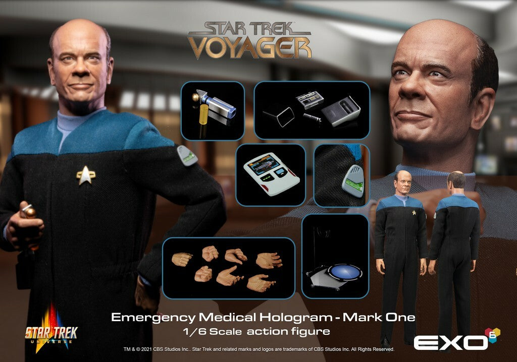 EXO-6 - Star Trek Voyager - The Doctor Emh 1:6 Scale Figure