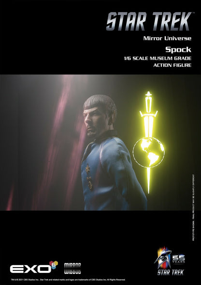 EXO 6 - Star Trek The Original Series Action Figure 1:6 Mirror Universe Spock