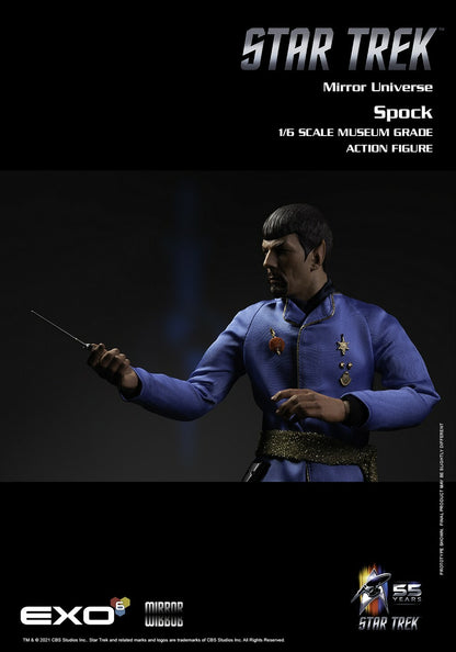 EXO 6 - Star Trek The Original Series Action Figure 1:6 Mirror Universe Spock