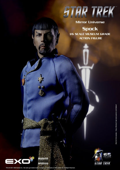 EXO 6 - Star Trek The Original Series Action Figure 1:6 Mirror Universe Spock