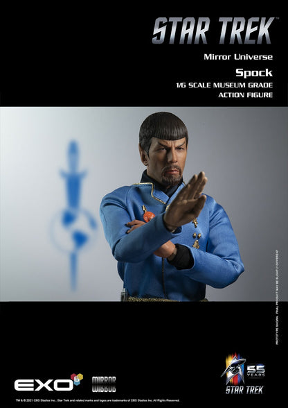 EXO 6 - Star Trek The Original Series Action Figure 1:6 Mirror Universe Spock