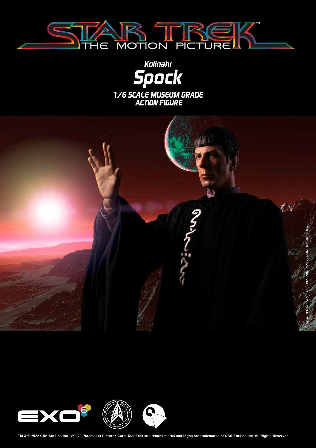 EXO-6 - Star Trek The Motion Picture - Kolinahr Spock 1:6 Scale Figure