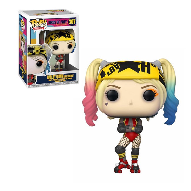 FUNKO - POP! Dc Comics Birds of Prey Harley Quinn Roller Derby #307