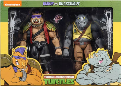 NECA - TMNT Teenager Mutant Ninja Turtles Bebop & Rocksteady 2 Pack