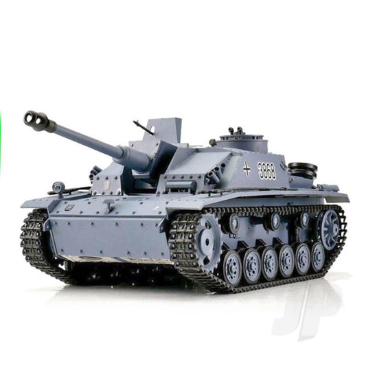 HENGLONG -  German Stug III (2.4GHz + Shooter + Smoke + Sound)  1/16 RC