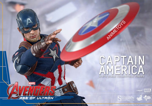 HOT TOYS - Marvel - Avengers Age of Ultron - Captain America - Movie Masterpiece 1:6 Action Doll