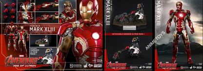 HOT TOYS - Marvel - Avengers Age of Ultron - Mark XLIII (Mark 43) - Die Cast Movie Masterpiece 1:6 Action Doll