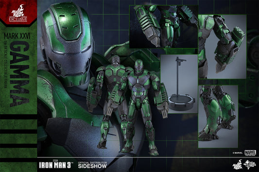 HOT TOYS - Marvel - Iron Man 3 - Iron Man Mark XXVI - Gamma - Movie Masterpiece 1:6 Action Doll EXCLUSIVE