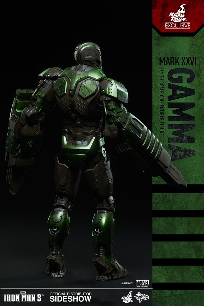 HOT TOYS - Marvel - Iron Man 3 - Iron Man Mark XXVI - Gamma - Movie Masterpiece 1:6 Action Doll EXCLUSIVE