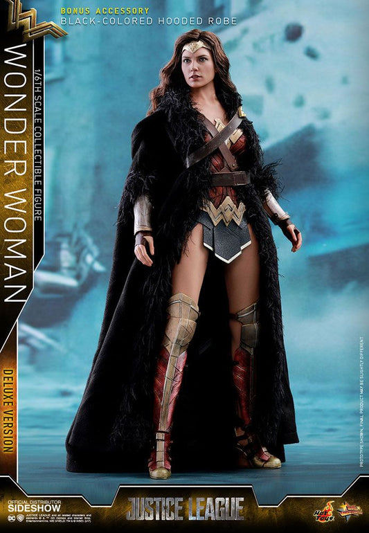 HOT TOYS - Dc Comics - Justice League Movie - Wonder Woman DeLuxe - Movie Masterpiece 1:6 Action Doll  MMS451
