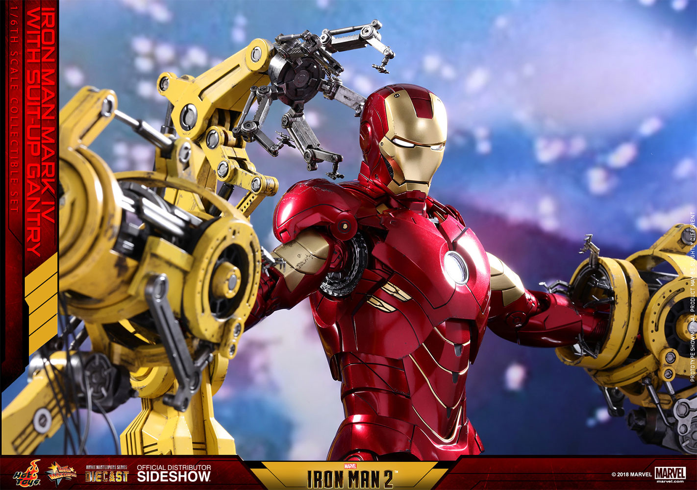 HOTTOYS MOVIE MASTERPIECE TONY STARK / MARK VII SUIT UP VERSION