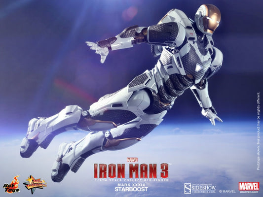 HOT TOYS - Marvel - Iron Man 3 - Mark XXXIX Starboost - Movie Masterpiece 1:6 Action Doll