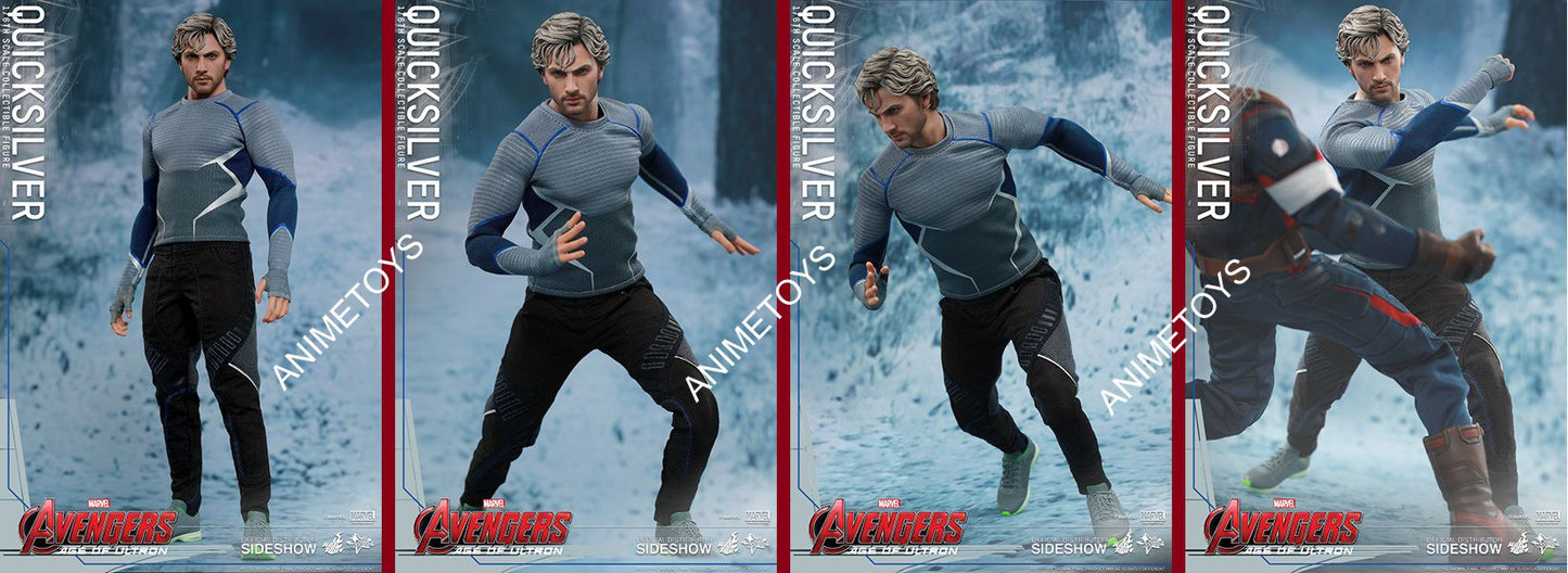 HOT TOYS - Marvel - Avengers Age of Ultron - Quicksilver - Movie Masterpiece 1:6 Action Doll MMS302